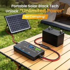 Solar Charge Controller 12V 20A Type-C USB for Solar Panel Gel, AGM LiFePO4 New