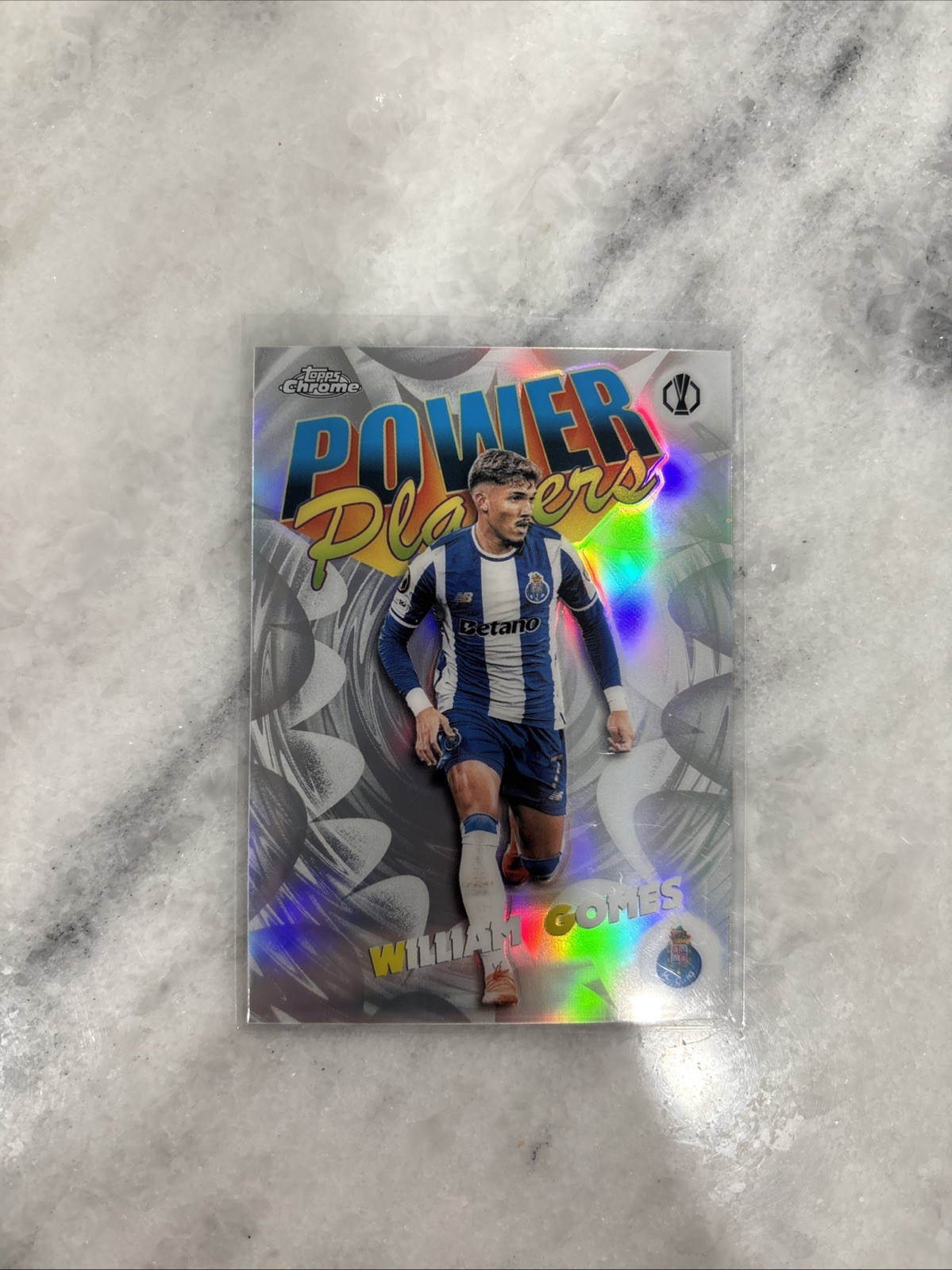 2025-26 Topps Chrome UEFA Power Players William Gomes #PP-35 Porto