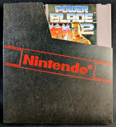 Nintendo Entertainment System Power Blade 2 w/ Nintendo Dust Sleeve TESTED