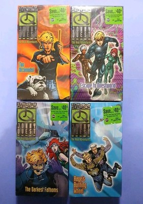 Cartoon Network JONNY QUEST The Real Adventures VHS Lot Of 4 Brand