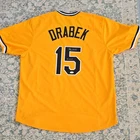 Doug Drabek Signed Pittsburgh Pirates #15 Baseball Jersey JSA COA WIT368543