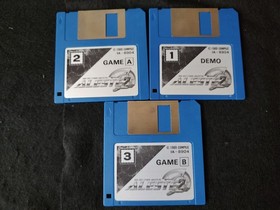 ALESTE 2 COMPILE MSX MSX2 Game Disks, w/Manual, Art Book, Box. Working, Japan