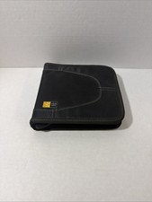 Case Logic 16-Disc CD/DVD Wallet Storage Case With Zipper Black CDW16