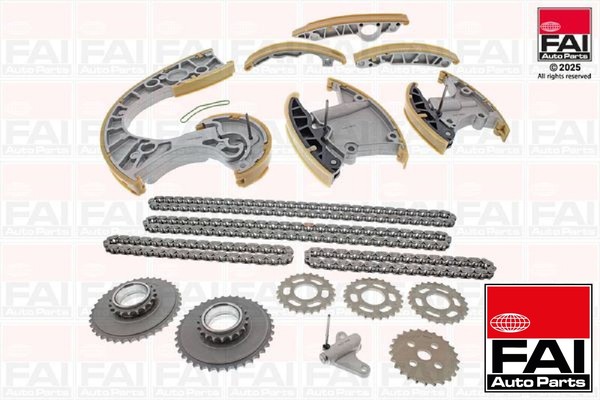 Fai Autoparts TCK220NG Steuerkettensatz Satz Steuerkette FüR Audi FüR Vw-image