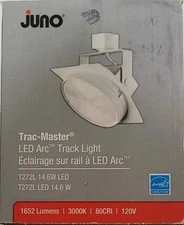 JUNO TRAC-MASTER LED ARC TRACK LIGHT T272L 14.6W LED  120 VOLT 1652 LUMENS