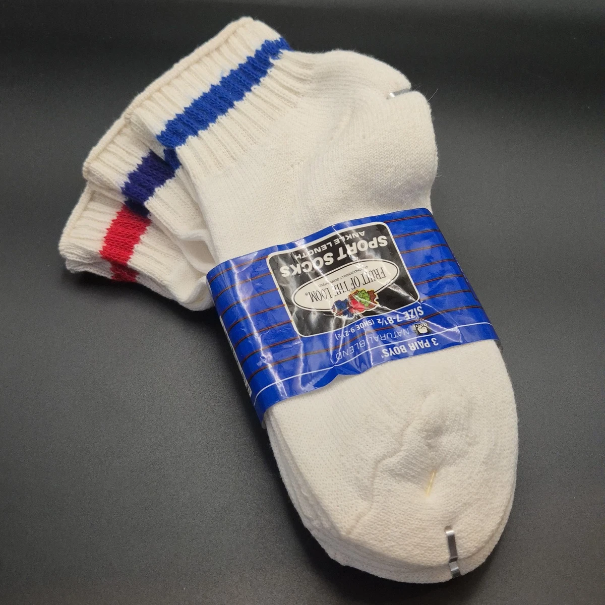 Lot De 3 Paires De Chaussettes Old Navy - Enfant Unisexe - Blanc - Pointure 11-13