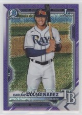 2021 Bowman Chrome Mega Box Purple Mojo Refractor 57/250 Carlos Colmenarez 0c6