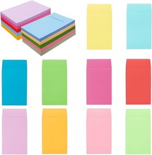 120 Pack Colorful Small Coin Envelopes, 2.25 3.5 Inch Mini Envelopes  10