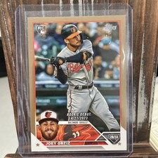 2023 Topps Update Series Joey Ortiz RC Gold Parallel #US103 /2023 Orioles