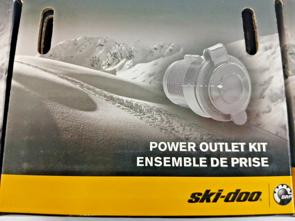 Power Outlet 12 Volt 860201423 REV G4 G5 Plug Kit Ski-Doo OEM Snowmobiles Sum BK - Image 3 of 4