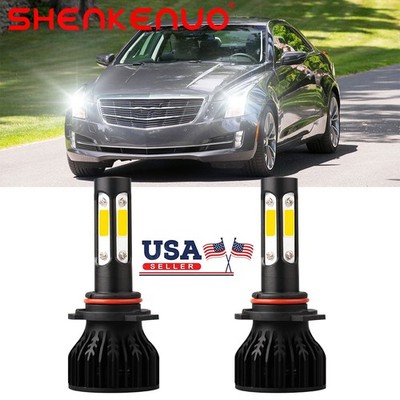 9012/HIR2 LED Headlight Bulbs Hi/Lo Beam Kit 6000K Super Bright 2Pcs Combo