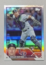 2023 Topps Series 1 - Brian Serven #41 Rainbow Foil (RC)