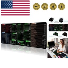 Office Software Excel Shortcuts Mouse Pad, Extended Large Cheat Sheet Mousepa...