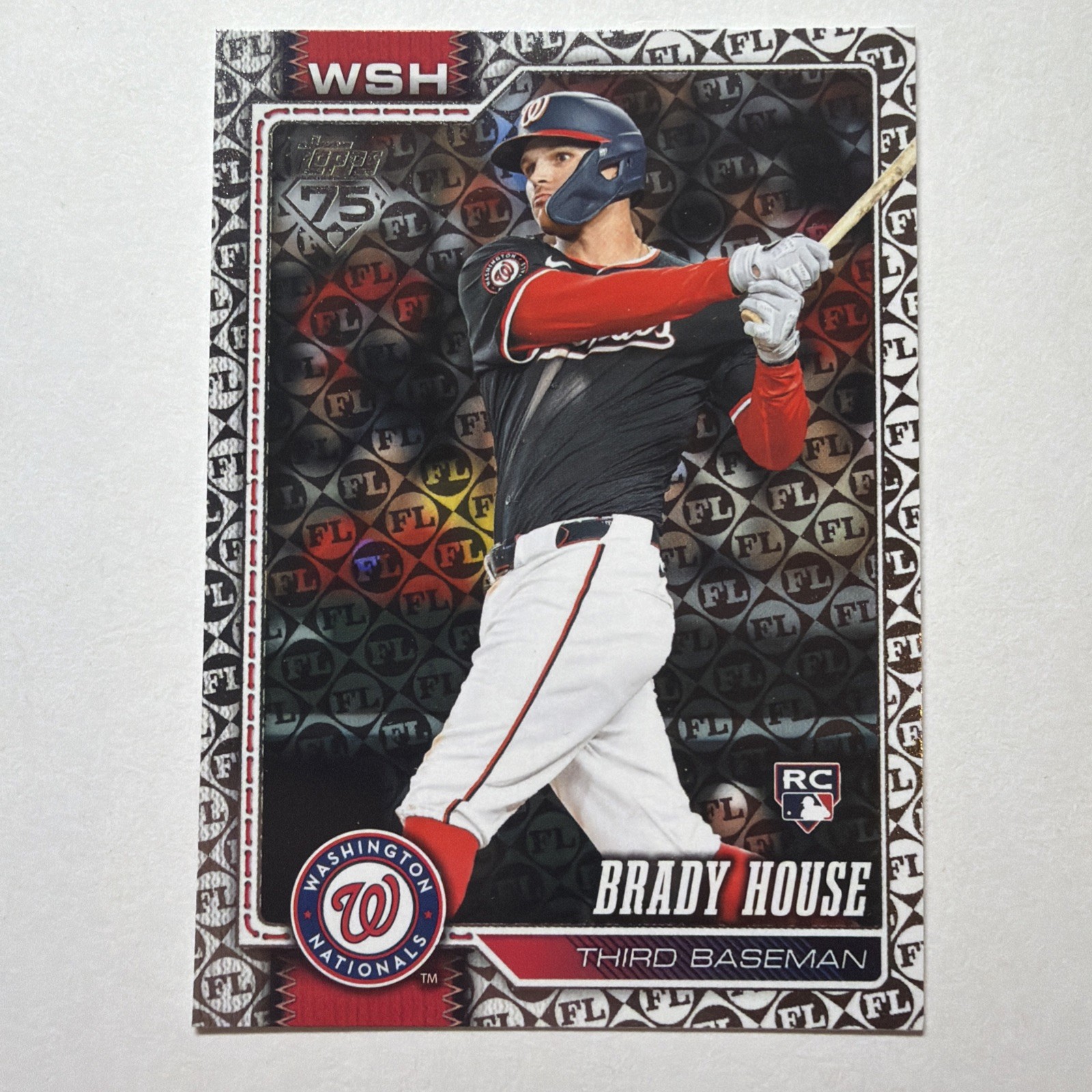 2026 Topps Series 1 - Spring Training Parallel #170 Brady House (RC)  Nationals
