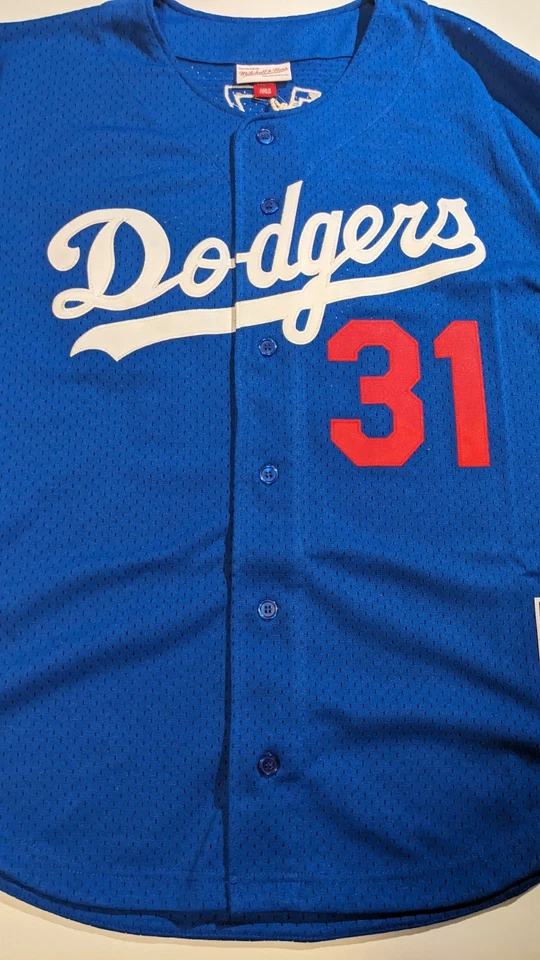 Camiseta Mitchell & Ness MLB BP LA DODGERS MIKE PIAZZA Talla XL NUEVA CON ETIQUETAS $130 Minorista Foto 2 de 4