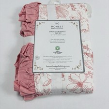 Honest Baby Clothing Stroller Blanket and Cap Gift Set 100 Organic Cotton I303