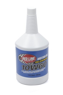 Red Line Motor Oil - 10W60 - Synthetic - 1 qt - Each