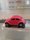 Vintage Hot Wheels Pink  66 VW Bug. Blackwall.