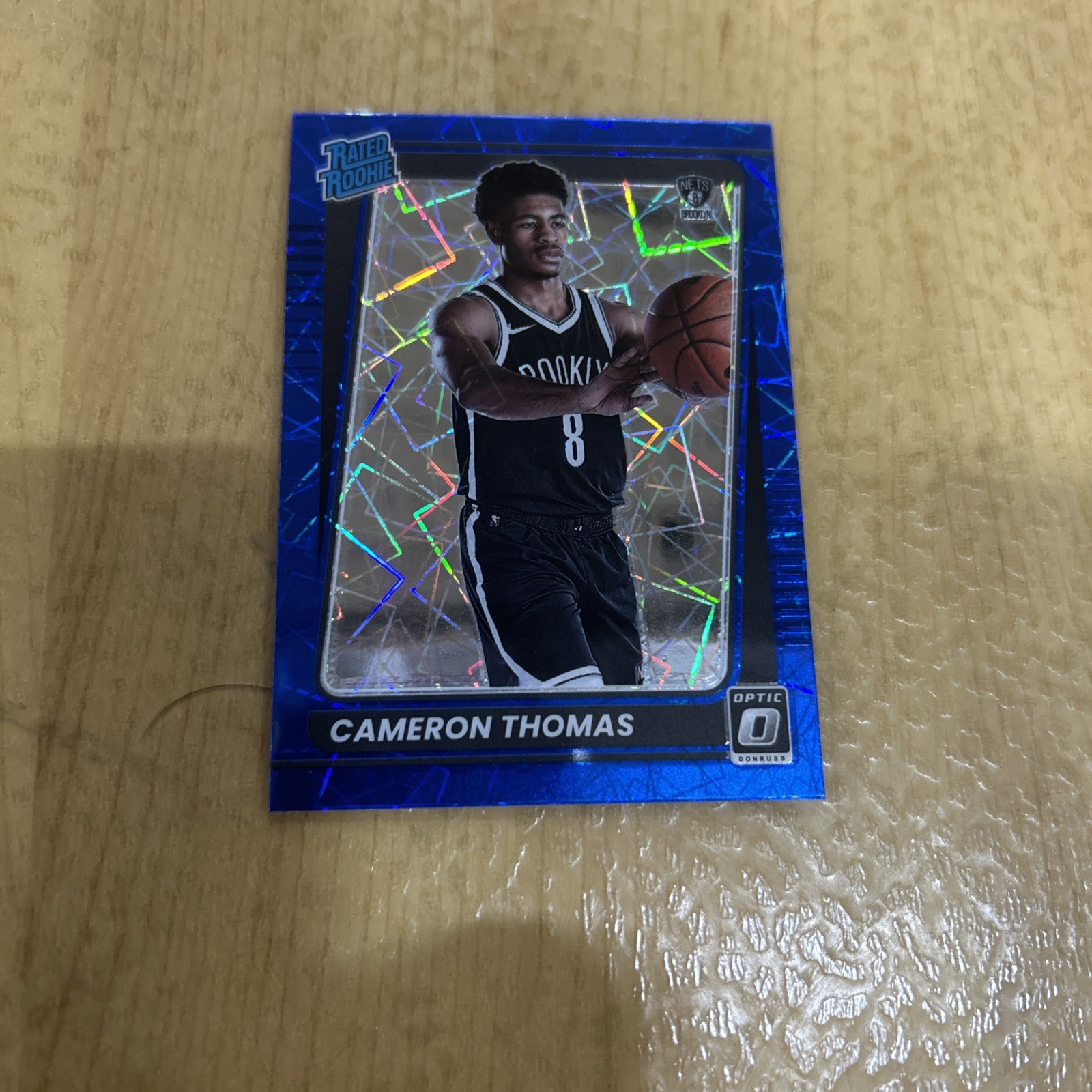 2021-22 Panini Donruss Optic - Rated Rookie Cameron Thomas #153 Blue Velocity