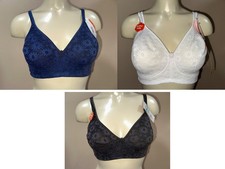 NWT Warner's 02009 2009 Daisy Lace Wire-Free Bra Discontinued 34B to 40D