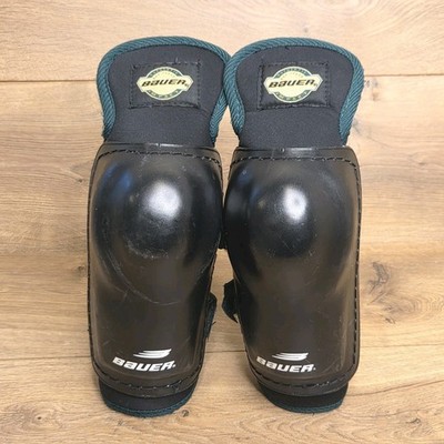 Bauer EP500 Hockey Elbow Pads Black/Green Size Medium