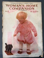 Antique Art May 1909 Women's Home Companion Magazine COVER Child Decor K. Pyle