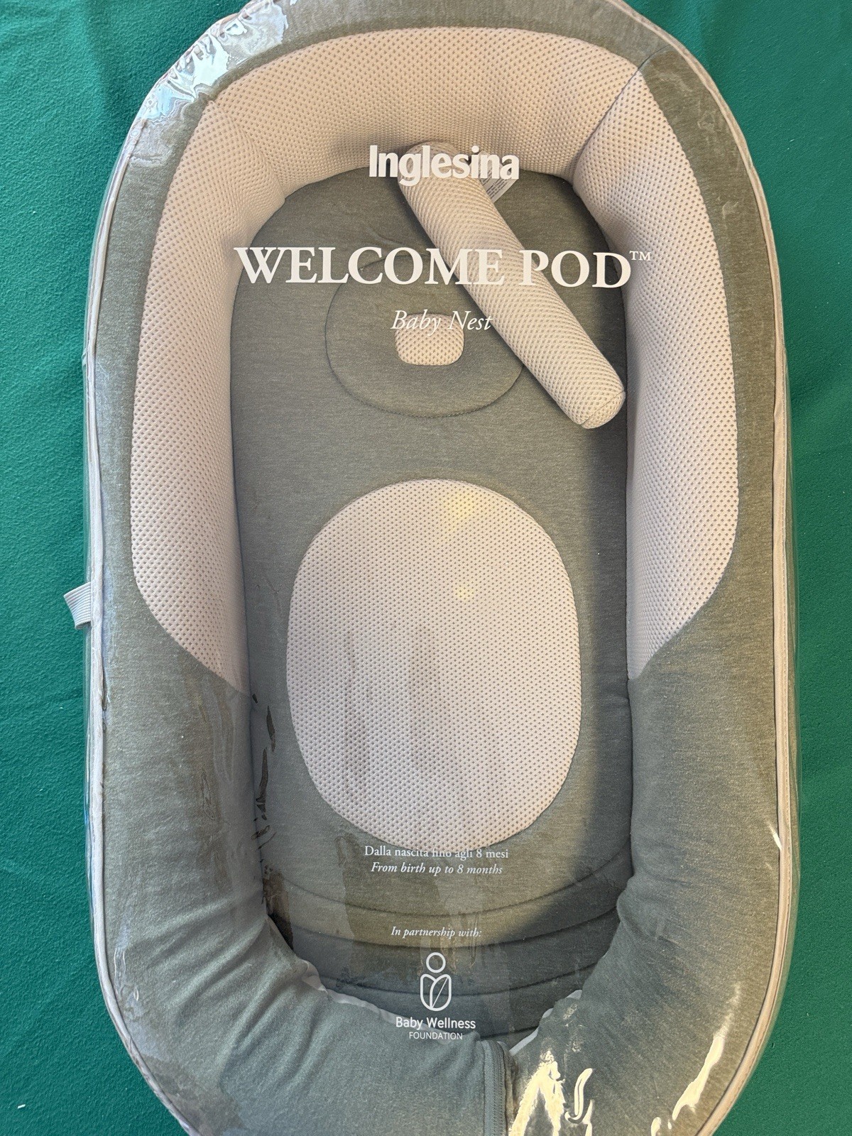 Inglesina Welcome Pod - Riduttore Cuscino Materasso Neonato