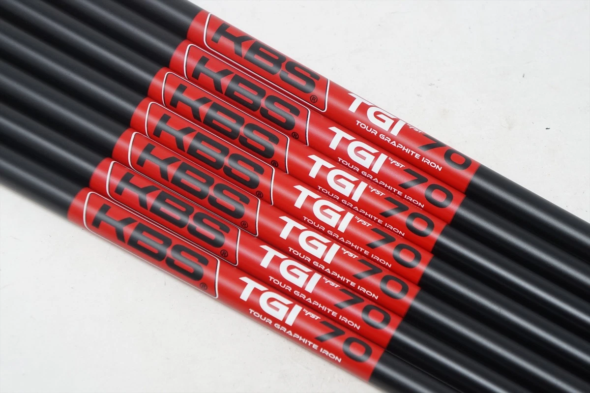 KBS TGI Tour – Lot 7 Tiges Fer Graphite Regular Plus Flex 70g – 41 Pouces .370