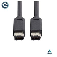 FireWire 400 Cable 6 Pin to 6 Pin Male 6FT IEEE 1394a Data Transfer iLink