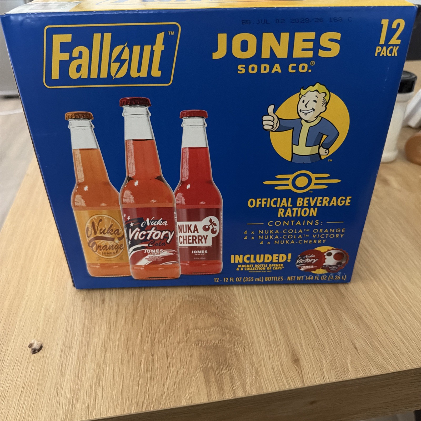 Fallout Jones Soda Co Nuka-Cola Official Beverage Ration 12 Pack Special Edition