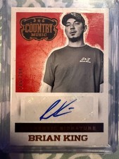 BRIAN KING - 2015 Panini Country Music - Signatures - Autograph