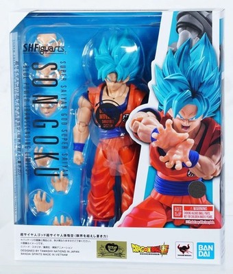 God Super Saiyan Son Goku Blue Power Transcending Dragon Ball Super S.H.Figuarts