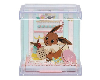 ENSKY PUZZLES Paper Theater  ''Pokémon'' Eevee 3D Diorama Kit w/Display Box