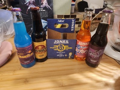 Jones Soda Fallout Vault-Tec 4 Pack - Limited Edition Bottles