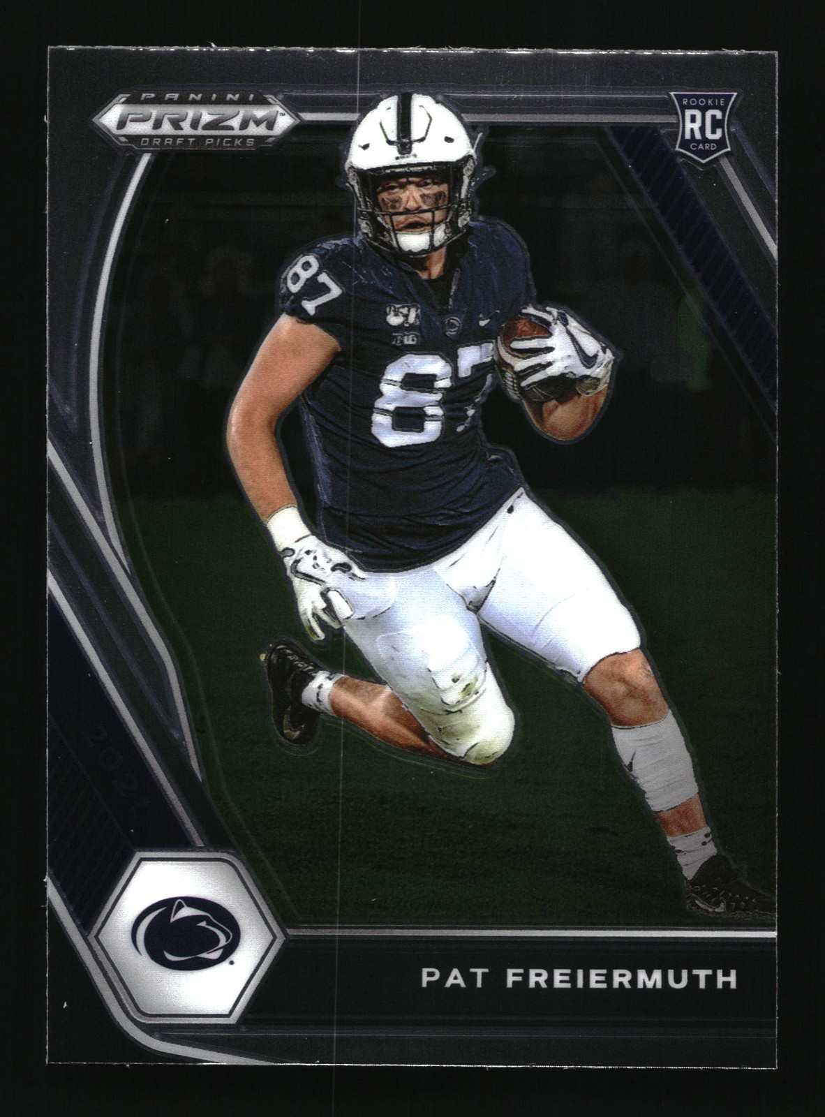 2021 Panini Prizm Draft Picks Pat Freiermuth #127 Penn State Nittany Lions RC