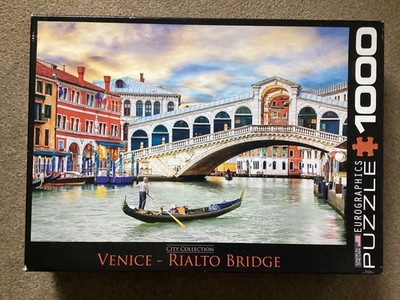 Venedig Raltobrücke - x 1000 Teile komplettes Puzzle - 68 x 49 cm