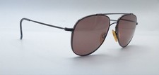 Vintage Marchon Autoflex 33 Gunmetal Pilot Metal Sunglasses FRAMES ONLY Japan