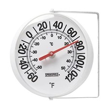 Springfield Big and Bold Thermometer with Mounting Bracket, Indoor Outdoor
