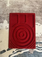 IKEA  Red Flocked Jewelry Organizer Insert
