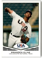 2011 Topps USA Baseball #USA-9 Branden Kline