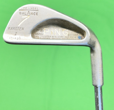 PING Karsten 1 Blue Dot 7 Iron Steel Shaft RH 36'' Excellent condition K39