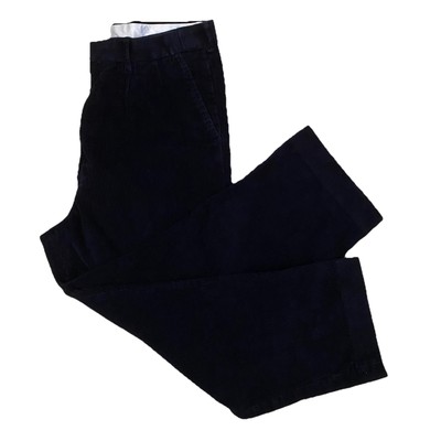 Vintage Chums Men s Corduroy Pants Baggy Straight Casual Blue Size 34 EUC 