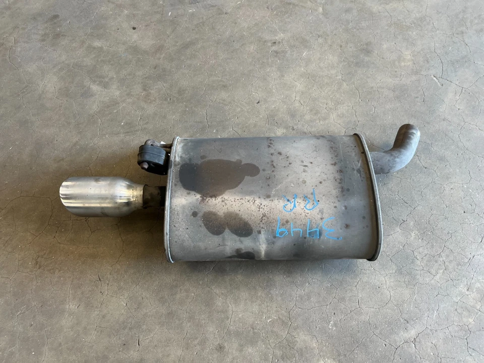 13-16 LINCOLN MKS 3.7L REAR RIGHT PASSENGER SIDE EXHAUST MUFFLER, OEM LOT3449 - Image 2 of 4
