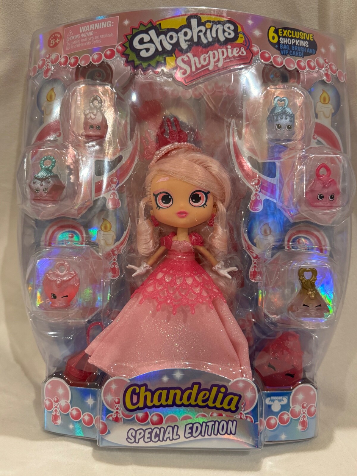 SHOPKINS SHOPPIES CHANDELIA DOLL, SPECIAL EDITION COLLECTION