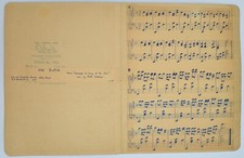 c1931 - Old Dutch - Antique Sheet Music - Hand Drawn - Helen Frost - Garland