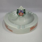 Warsteiner Pilsener 10" Ashtray Vintage Ceramic Beer Ale Bar Pub Dish Pilsner