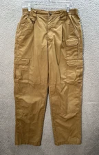 Propper Pants Mens 34x32 Tan Ripstop Cargo Double Knee Tactical Military Army