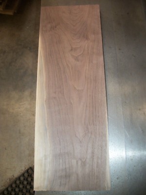 1 PC  WALNUT LUMBER WOOD KILN DRIED BOARD 23 3/16''X 8''X 3/4'' LOT 62S  FLAT CLEAR