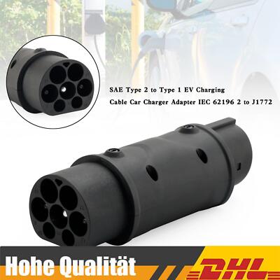 SAE Adapter IEC 62196 Typ 2 auf J1772 Typ 1 für EV Elektroauto