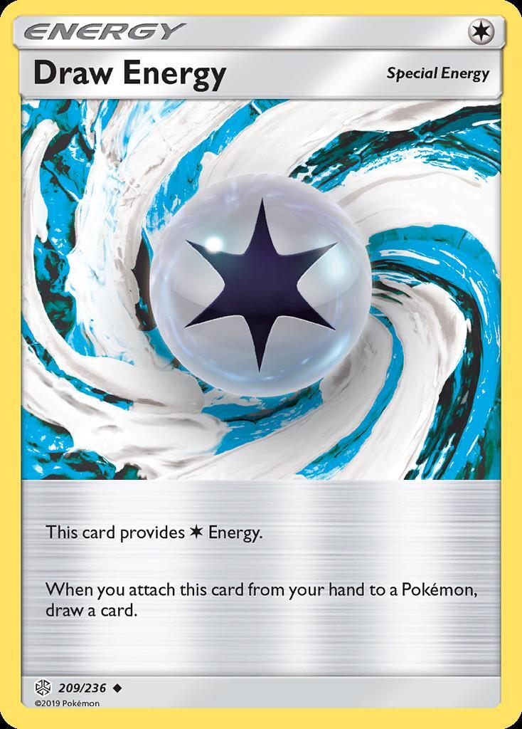 Pokemon Draw Energy (209/271) Cosmic Eclipse LP